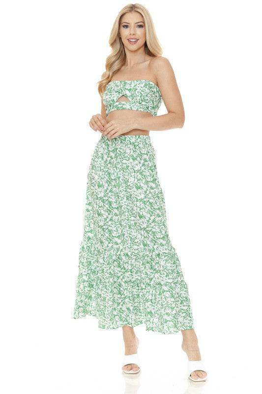 Women's Floral Skirt and TOP Set - Shop Style & More | Fresh Looks, Everyday Deals & Free Shipping