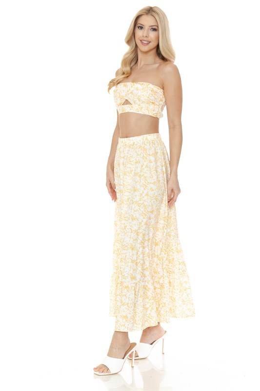 Women's Floral Skirt and TOP Set - Shop Style & More | Fresh Looks, Everyday Deals & Free Shipping