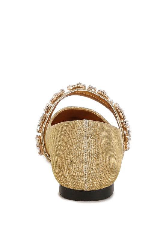 Flavia Diamante Brooch Glitter Ballerinas - Shop Style & More | Fresh Looks, Everyday Deals & Free Shipping