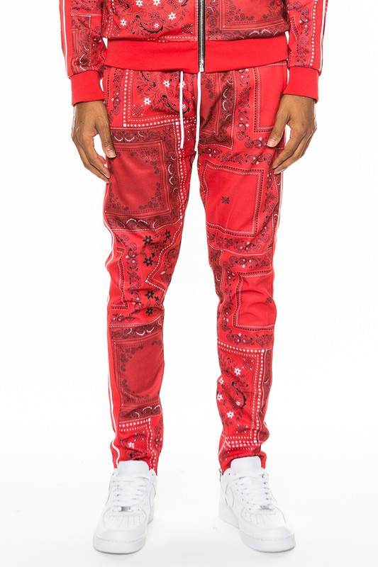Weiv Paisley Bandana Print Track Pants - Shop Style & More | Fresh Looks, Everyday Deals & Free Shipping