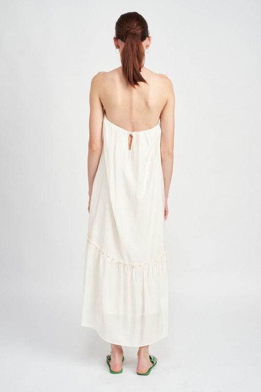 STRAPLESS TIERED MAXI DRESS - Shop Style & More | Fresh Looks, Everyday Deals & Free Shipping