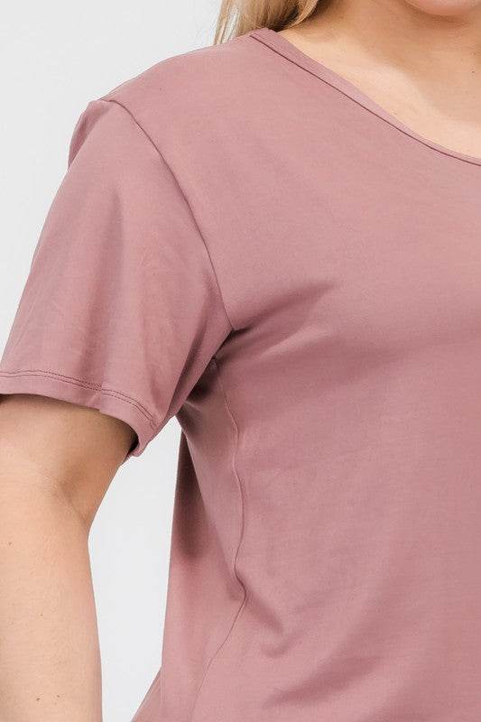 Plus Size Basic Short Sleeve T-shirt - Shop Style & More | Fresh Looks, Everyday Deals & Free Shipping