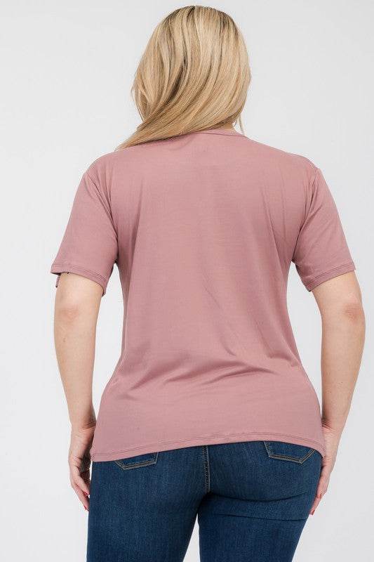 Plus Size Basic Short Sleeve T-shirt - Shop Style & More | Fresh Looks, Everyday Deals & Free Shipping