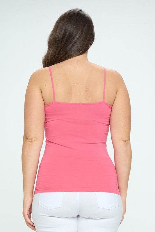 Seamless Long Spaghetti Strap Long Camisole Top - Shop Style & More | Fresh Looks, Everyday Deals & Free Shipping