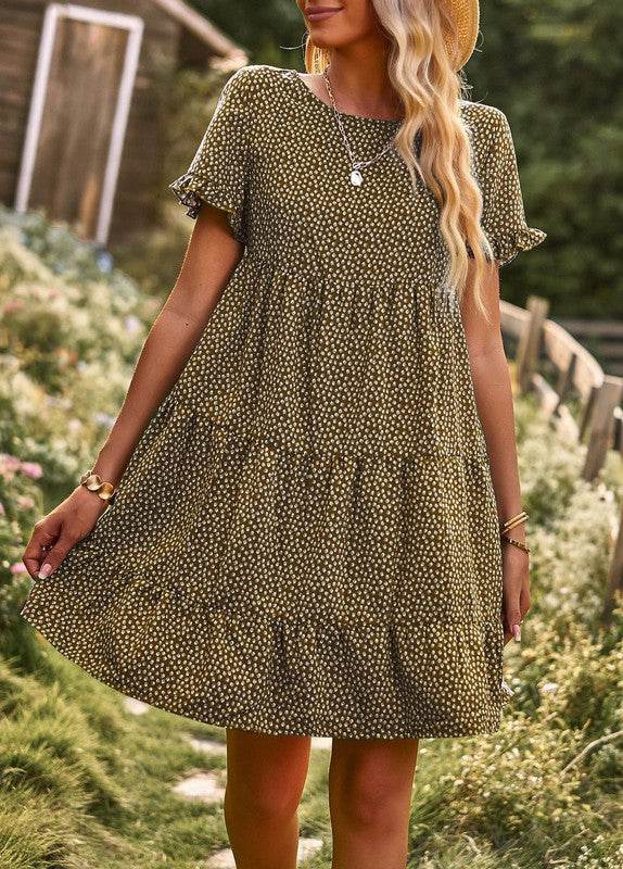 Tiered dotted dress - Shop Style & More | Fresh Looks, Everyday Deals & Free Shipping
