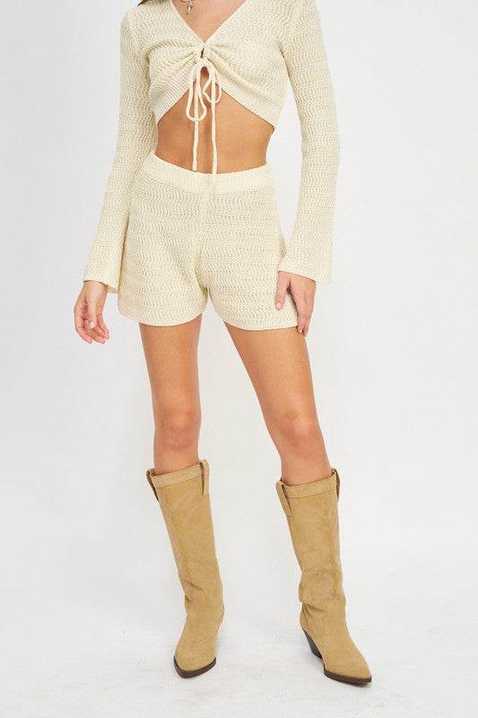 HIGH WAISTED CROCHET SHORTS - Shop Style & More | Fresh Looks, Everyday Deals & Free Shipping