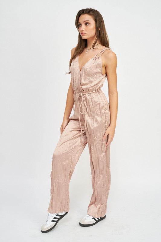 PLEARED WIDE LEG JUMPSUIT - Shop Style & More | Fresh Looks, Everyday Deals & Free Shipping