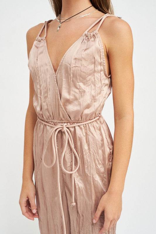PLEARED WIDE LEG JUMPSUIT - Shop Style & More | Fresh Looks, Everyday Deals & Free Shipping