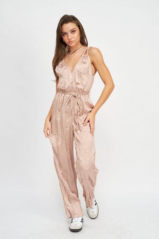 PLEARED WIDE LEG JUMPSUIT - Shop Style & More | Fresh Looks, Everyday Deals & Free Shipping