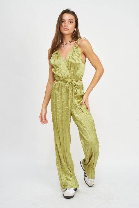 PLEARED WIDE LEG JUMPSUIT - Shop Style & More | Fresh Looks, Everyday Deals & Free Shipping