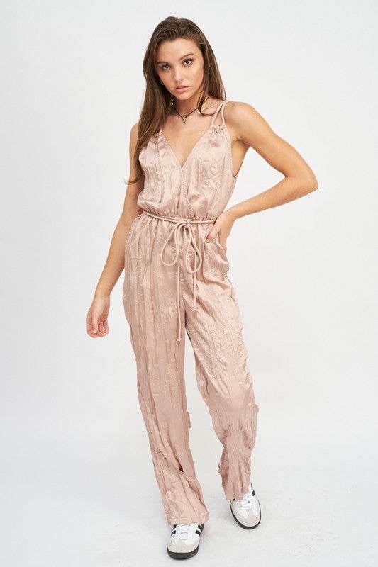 PLEARED WIDE LEG JUMPSUIT - Shop Style & More | Fresh Looks, Everyday Deals & Free Shipping