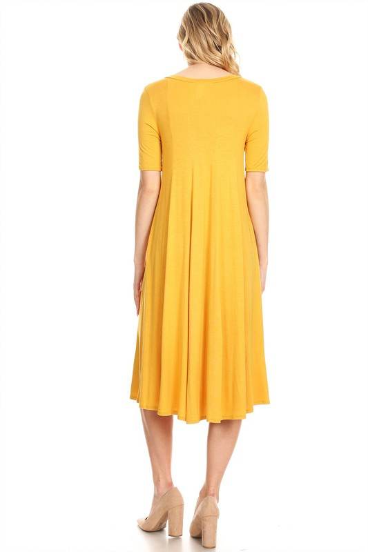 Jersey knit short sleeve oversized a-line dress - Shop Style & More | Fresh Looks, Everyday Deals & Free Shipping