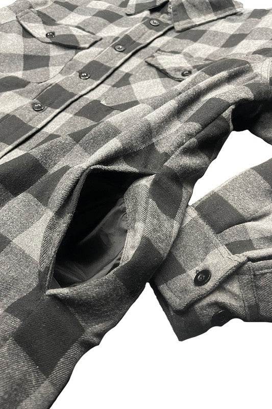 Mens Quilted Padded Flannel - Shop Style & More | Fresh Looks, Everyday Deals & Free Shipping