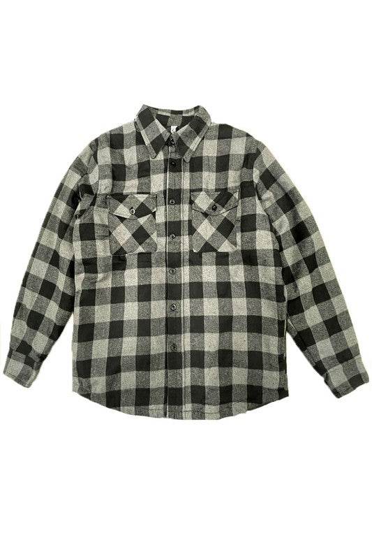 Mens Quilted Padded Flannel - Shop Style & More | Fresh Looks, Everyday Deals & Free Shipping