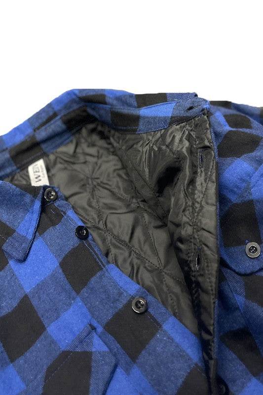 Mens Quilted Padded Flannel - Shop Style & More | Fresh Looks, Everyday Deals & Free Shipping