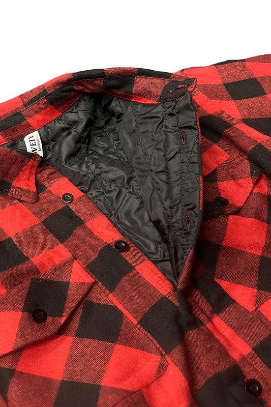 Mens Quilted Padded Flannel - Shop Style & More | Fresh Looks, Everyday Deals & Free Shipping