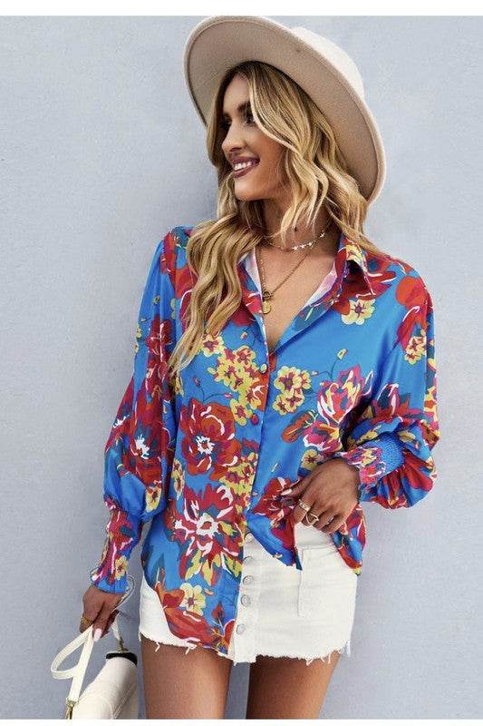 Printed button down top - Shop Style & More | Fresh Looks, Everyday Deals & Free Shipping