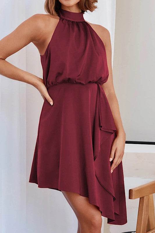 Silk halter dress - Shop Style & More | Fresh Looks, Everyday Deals & Free Shipping