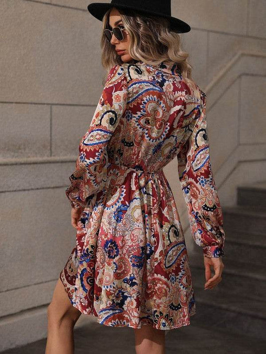Printed long sleeve dress - Shop Style & More | Fresh Looks, Everyday Deals & Free Shipping