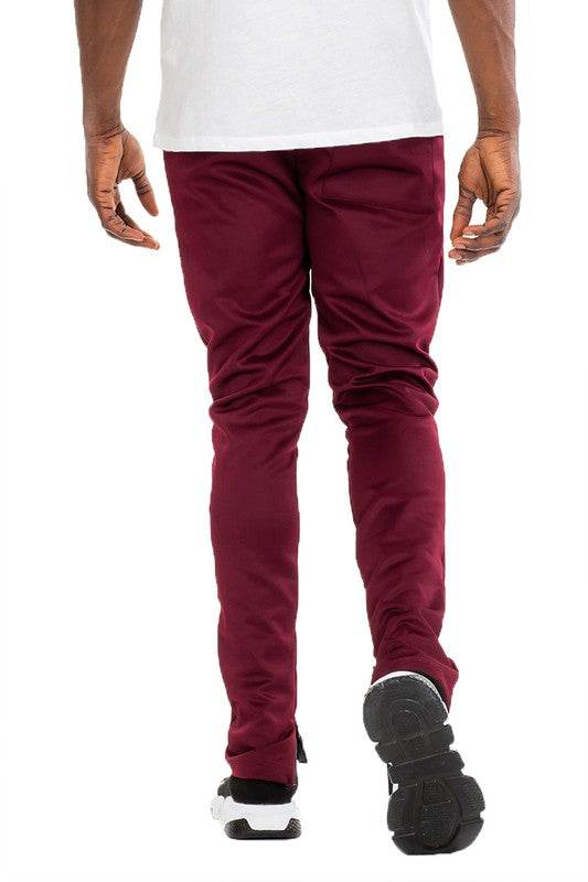 SOLID COLOR PLAIN BASIC TRACK PANTS - Shop Style & More | Fresh Looks, Everyday Deals & Free Shipping