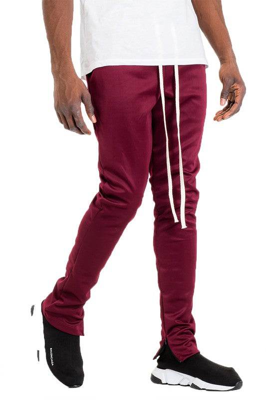 SOLID COLOR PLAIN BASIC TRACK PANTS - Shop Style & More | Fresh Looks, Everyday Deals & Free Shipping