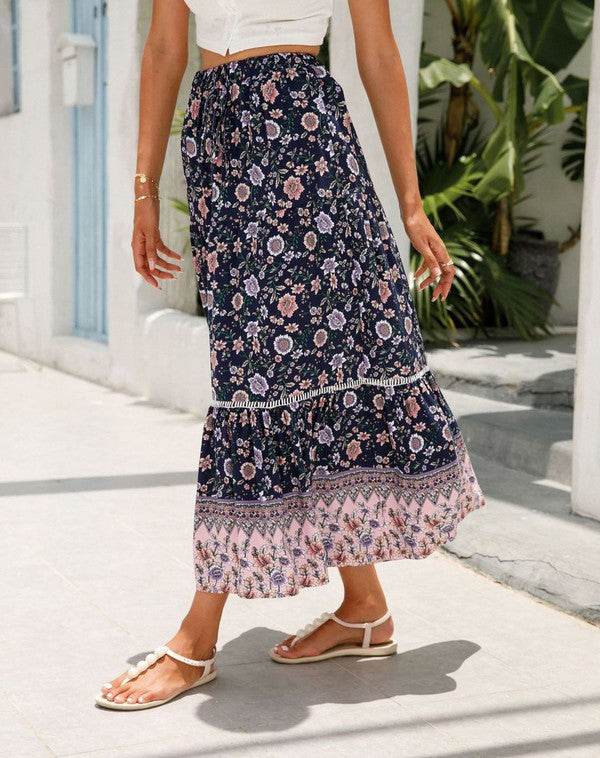 Floral midi skirt - Shop Style & More | Fresh Looks, Everyday Deals & Free Shipping