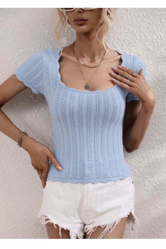 Ruffle detail top - Shop Style & More | Fresh Looks, Everyday Deals & Free Shipping