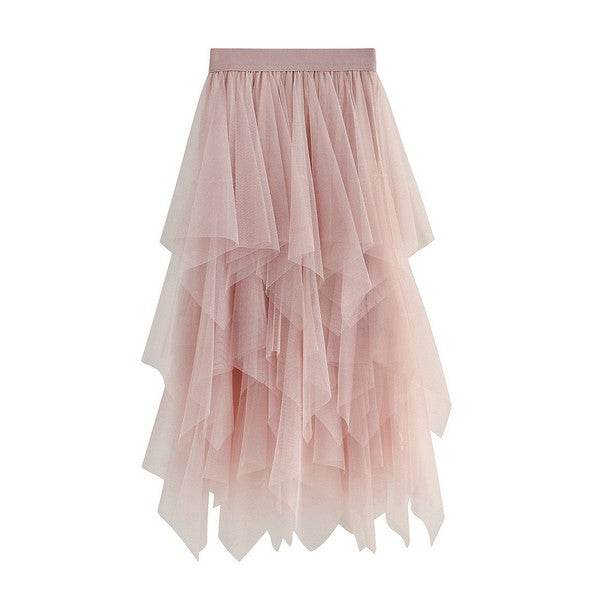 Tiered mesh ruffle midi skirt - Shop Style & More | Fresh Looks, Everyday Deals & Free Shipping