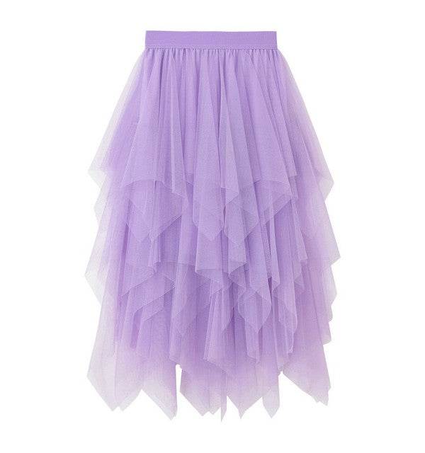 Tiered mesh ruffle midi skirt - Shop Style & More | Fresh Looks, Everyday Deals & Free Shipping