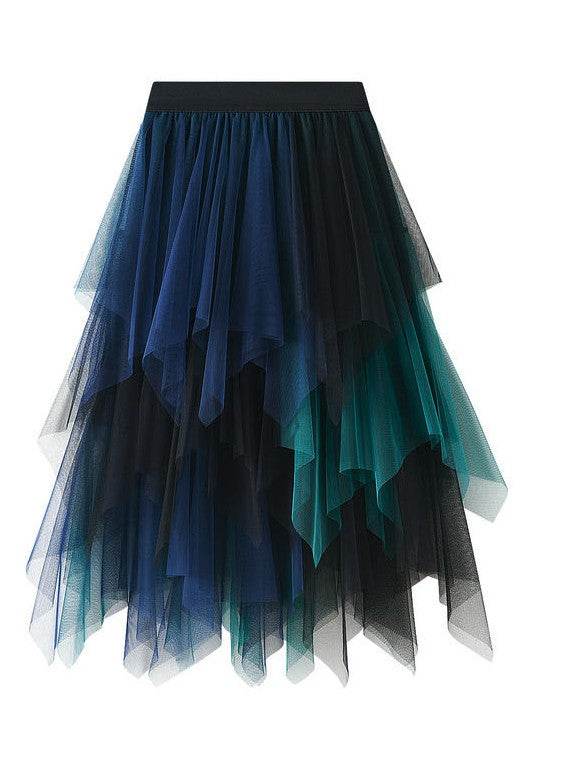 Tiered mesh ruffle midi skirt - Shop Style & More | Fresh Looks, Everyday Deals & Free Shipping