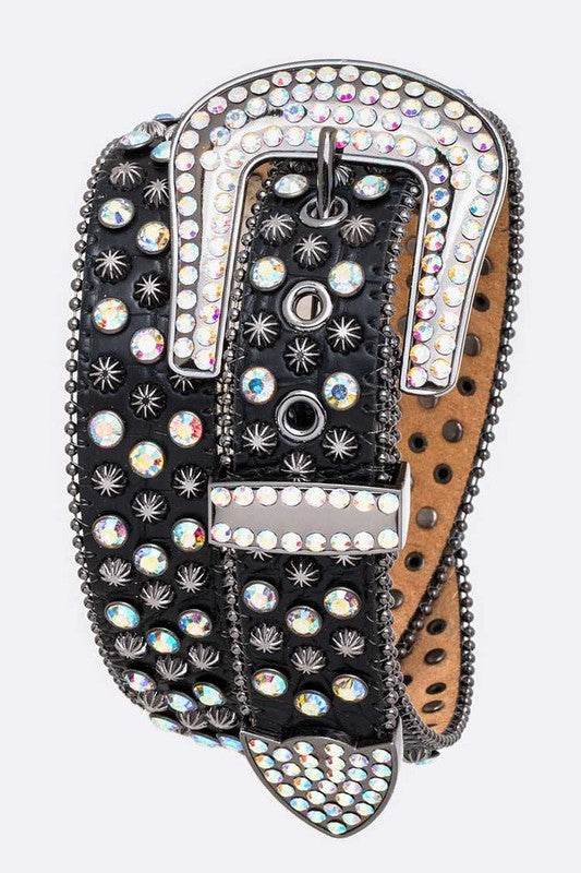 Mix Studs Crystal Western Belt - Shop Style & More | Fresh Looks, Everyday Deals & Free Shipping