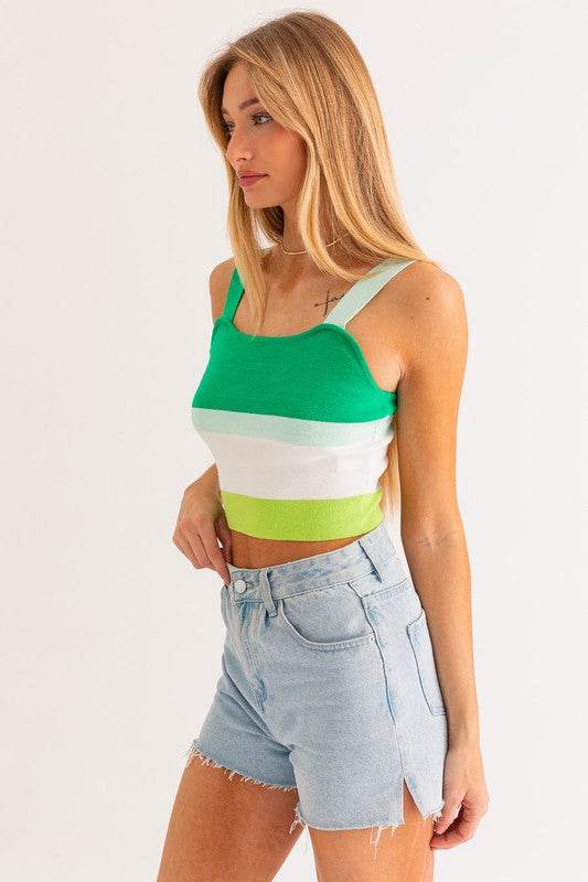 Stripe Knit Tank - Shop Style & More | Fresh Looks, Everyday Deals & Free Shipping