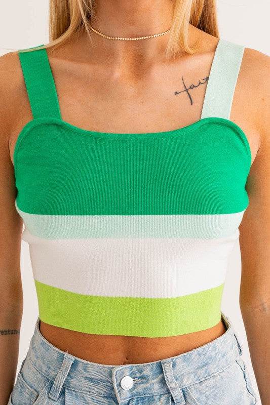 Stripe Knit Tank - Shop Style & More | Fresh Looks, Everyday Deals & Free Shipping
