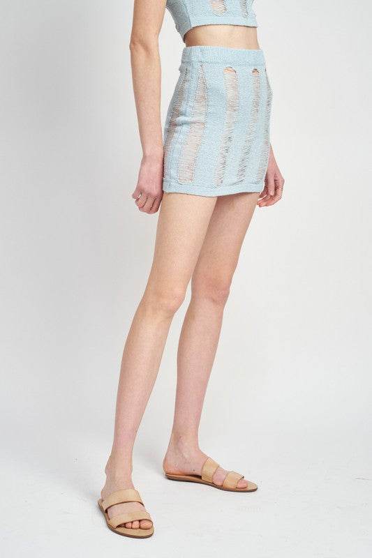 LADDERED HIGH WAIST MINI SKIRT - Shop Style & More | Fresh Looks, Everyday Deals & Free Shipping