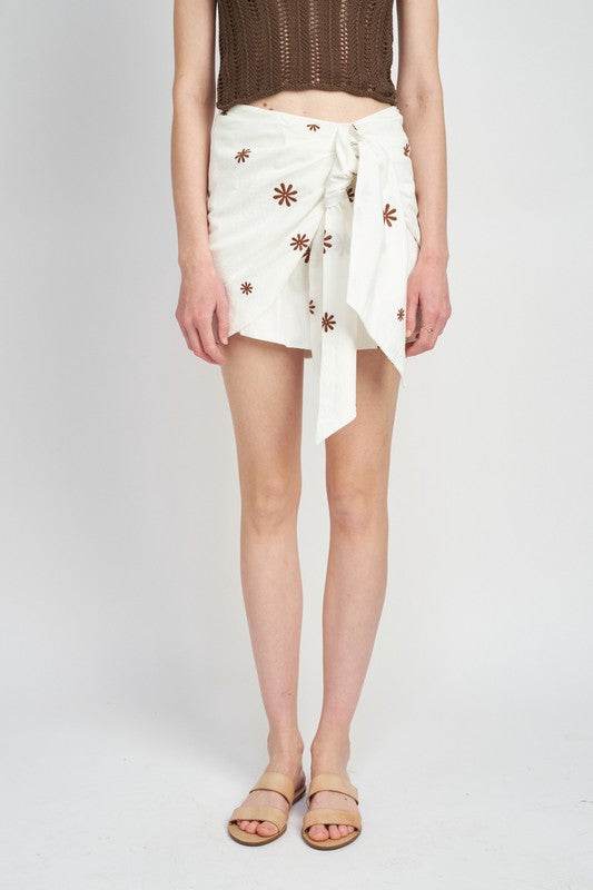 SARONG LOOK PRINTED MINI SKIRT - Shop Style & More | Fresh Looks, Everyday Deals & Free Shipping