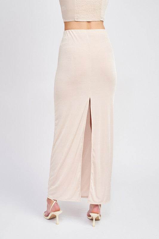 HIGH WAISTED MAXI SKIRT - Shop Style & More | Fresh Looks, Everyday Deals & Free Shipping
