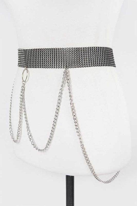 Mesh Stone iconic Chain Belt - Shop Style & More | Fresh Looks, Everyday Deals & Free Shipping