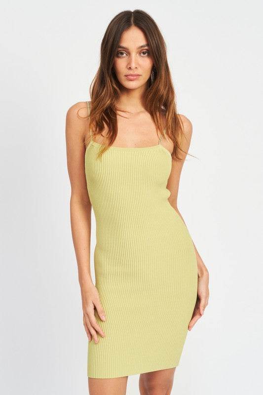 MINI DRESS WITH RAT TAIL ELASTIC STRAP - Shop Style & More | Fresh Looks, Everyday Deals & Free Shipping