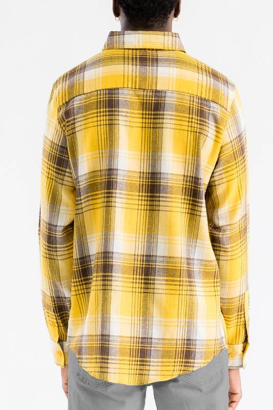Regular Fit Checker Plaid Flannel Long Sleeve - Shop Style & More | Fresh Looks, Everyday Deals & Free Shipping