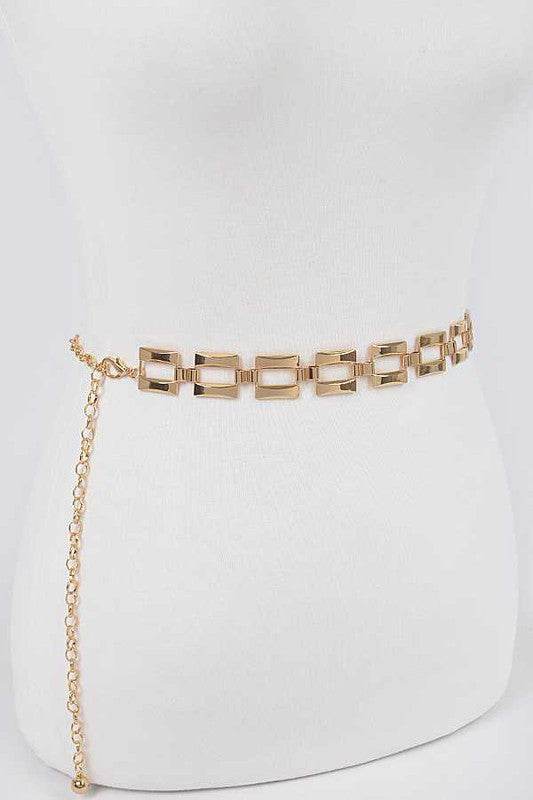 Square Link Fashion Chain Belt - Shop Style & More | Fresh Looks, Everyday Deals & Free Shipping