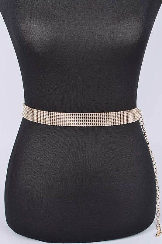 Classic Rhinestone Chain Belt - Shop Style & More | Fresh Looks, Everyday Deals & Free Shipping