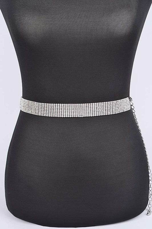 Classic Rhinestone Chain Belt - Shop Style & More | Fresh Looks, Everyday Deals & Free Shipping