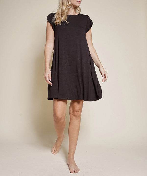 BAMBOO TULIP SLEEVE DRESS - Shop Style & More | Fresh Looks, Everyday Deals & Free Shipping