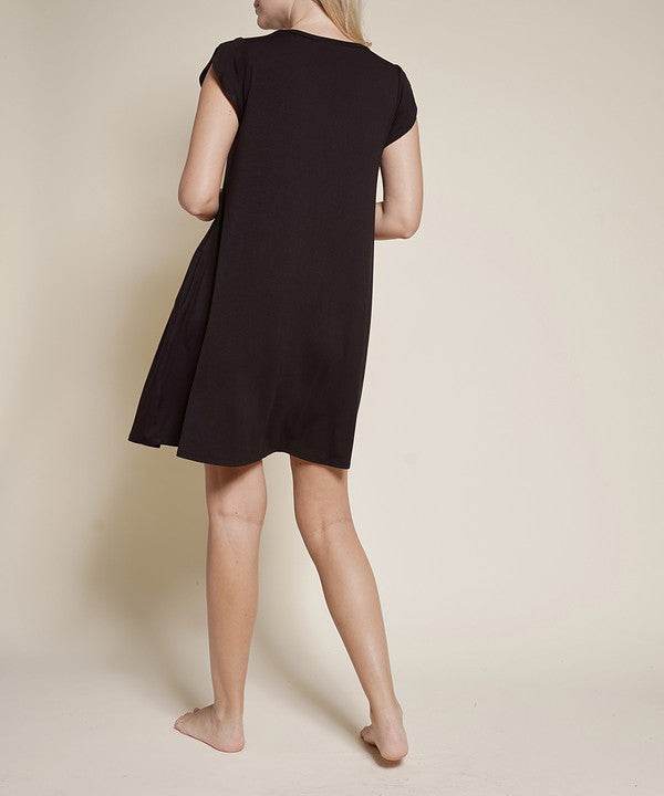 BAMBOO TULIP SLEEVE DRESS - Shop Style & More | Fresh Looks, Everyday Deals & Free Shipping