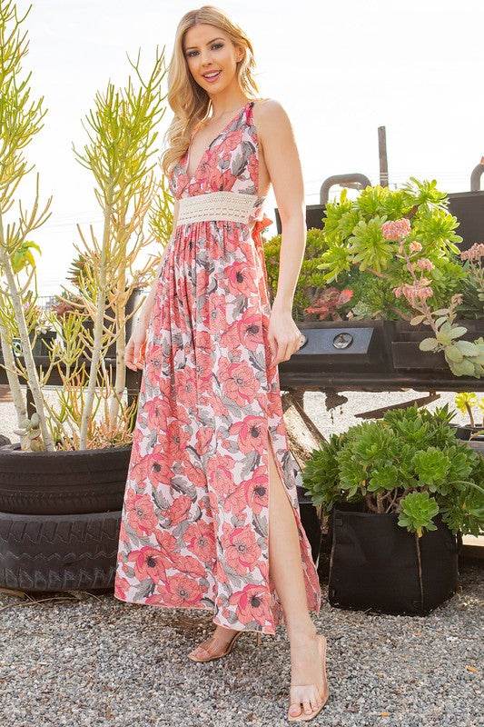 Tie Back Floral Dress - Shop Style & More | Fresh Looks, Everyday Deals & Free Shipping