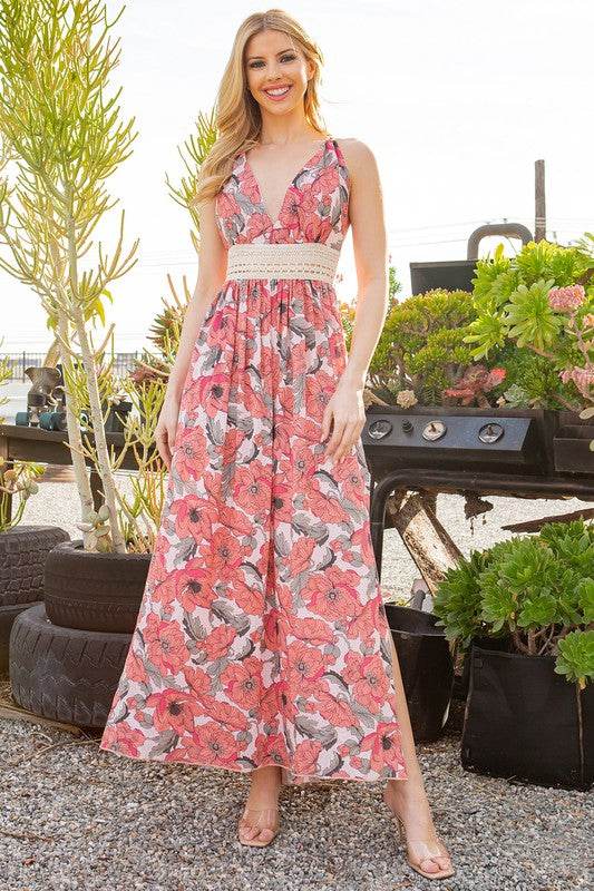 Tie Back Floral Dress - Shop Style & More | Fresh Looks, Everyday Deals & Free Shipping