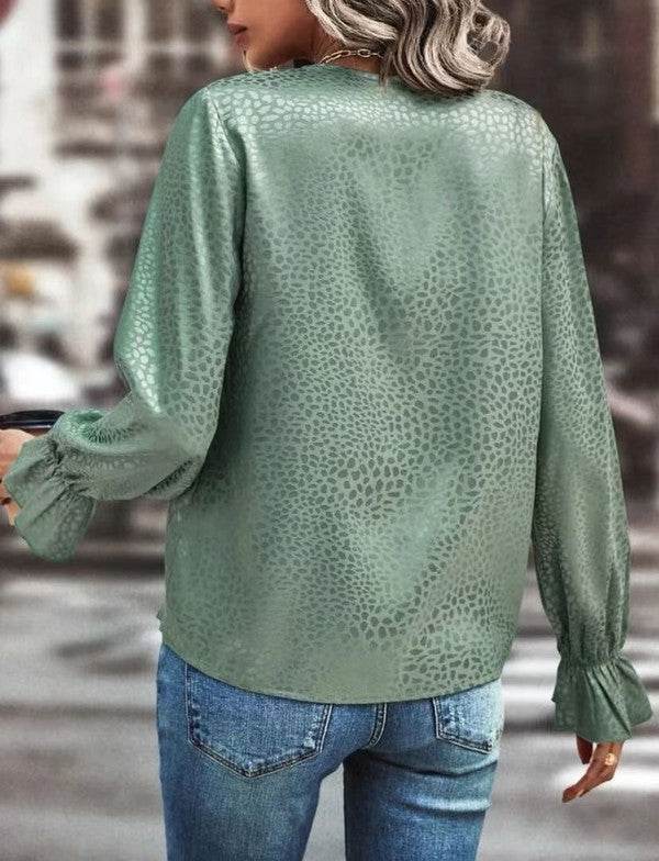 Long sleeve v neck blouse - Shop Style & More | Fresh Looks, Everyday Deals & Free Shipping