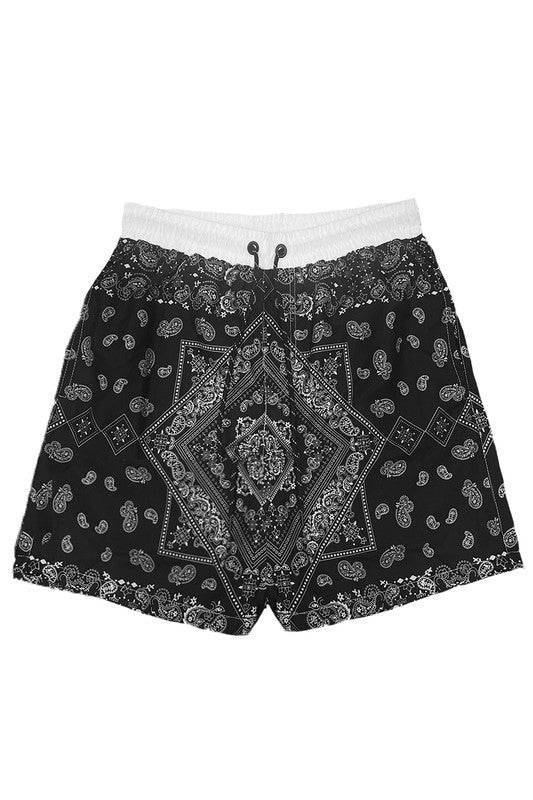 Paisley Bandana Print Swimming Shorts - Shop Style & More | Fresh Looks, Everyday Deals & Free Shipping