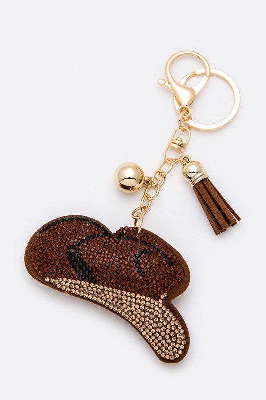 Rhinestone Cowboy Hat Pillow Key Chain - Shop Style & More | Fresh Looks, Everyday Deals & Free Shipping