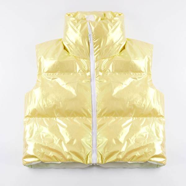 Metallic puffer vest - Shop Style & More | Fresh Looks, Everyday Deals & Free Shipping